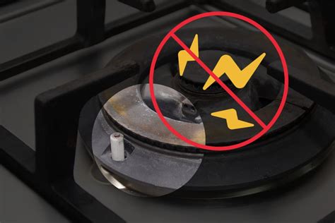 gas stove one burner not sparking